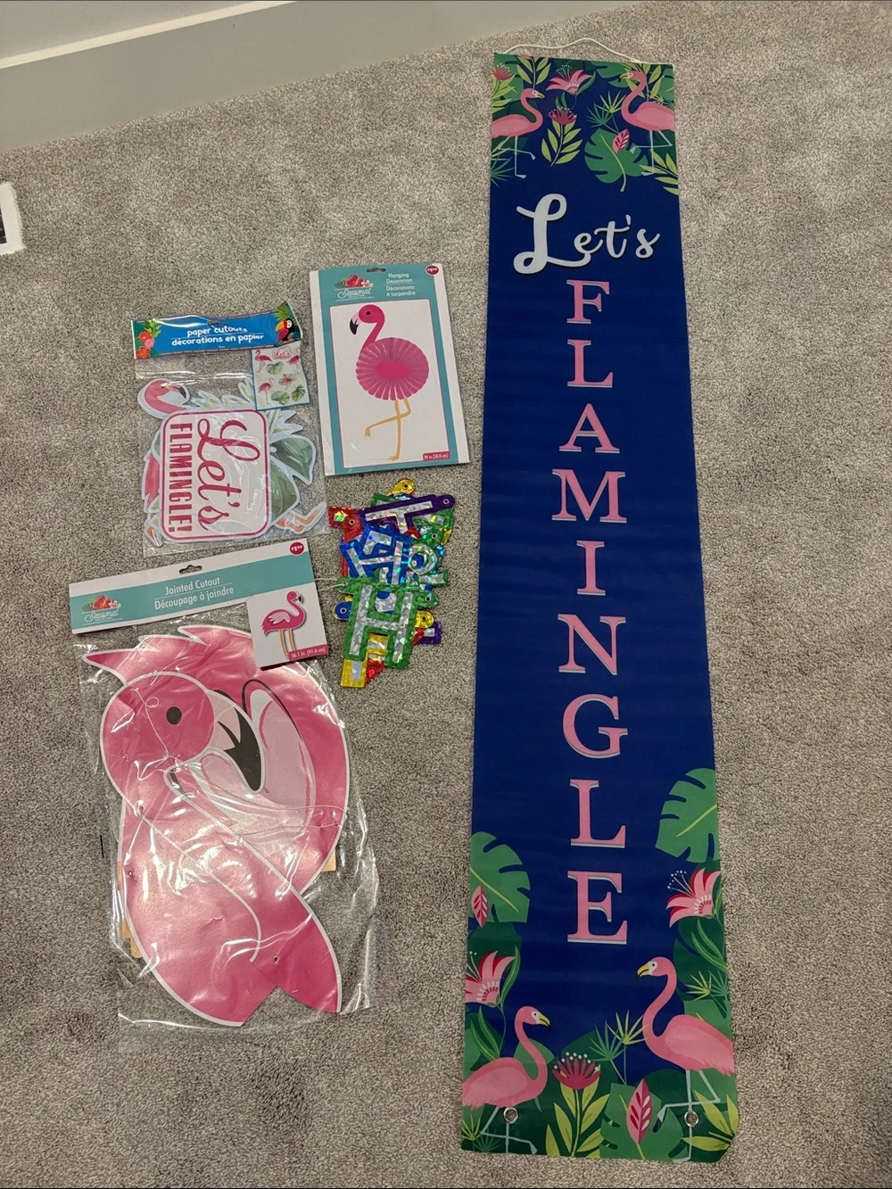 Let's Flamingle Flamingo Party decor